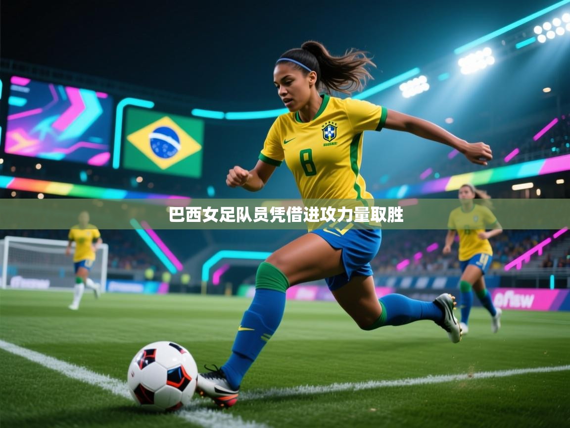 巴西女足队员凭借进攻力量取胜
